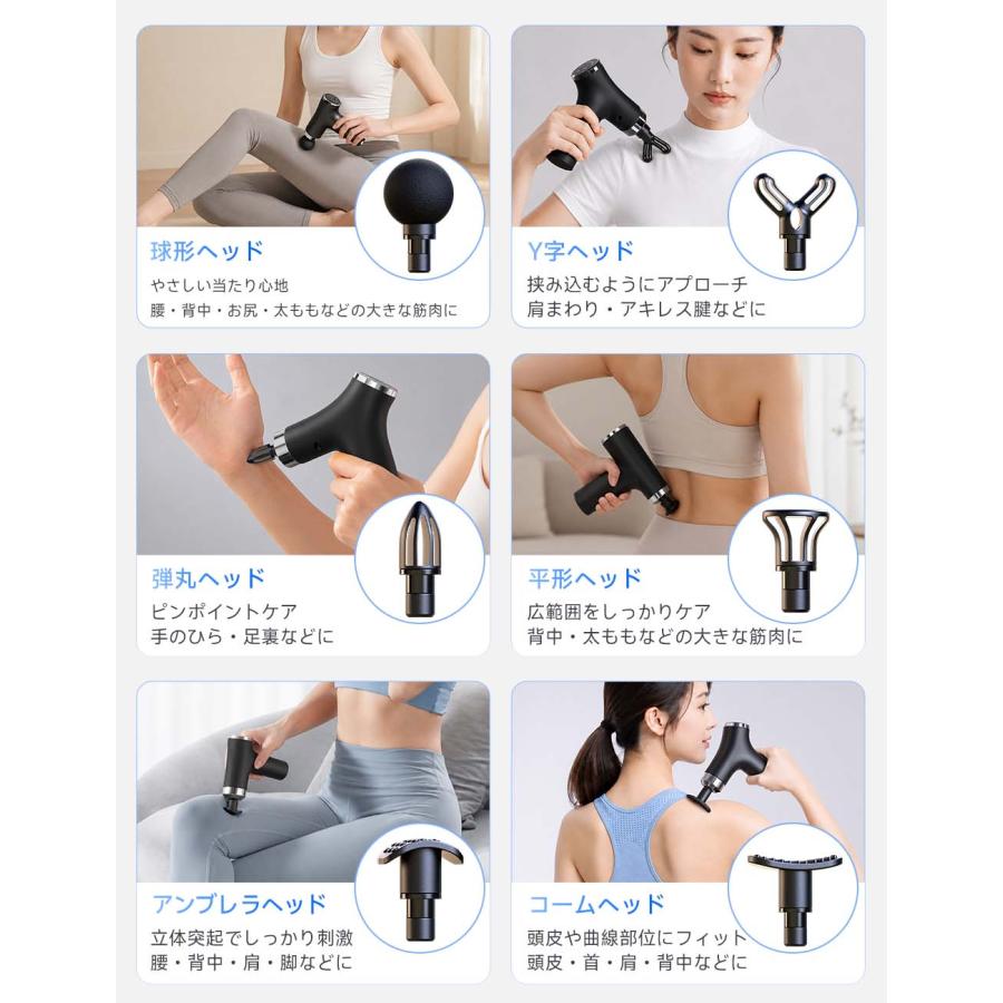 筋膜リリース ガン 筋膜リリースガン 電動マッサージ器 ハンディ