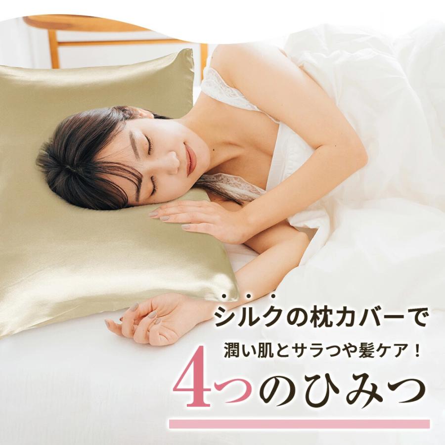 【レビュー特典開催！】シルク枕カバー 2枚セット 43×63 50×70 枕カバー シルク 両面 封筒式 洗える ピローケース 静電気防止 美髪 美肌 柔らかい 滑らか触感 |  | 17