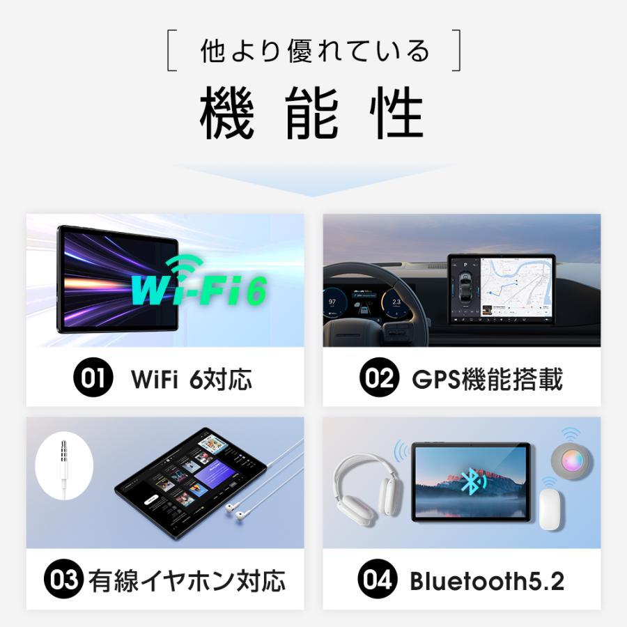 【専用ケース付】android タブレット 10インチ wi-fiモデル 顔認識 Amazon.co.jp: 2025新登場·Android 15 タブレット - タブレット 10