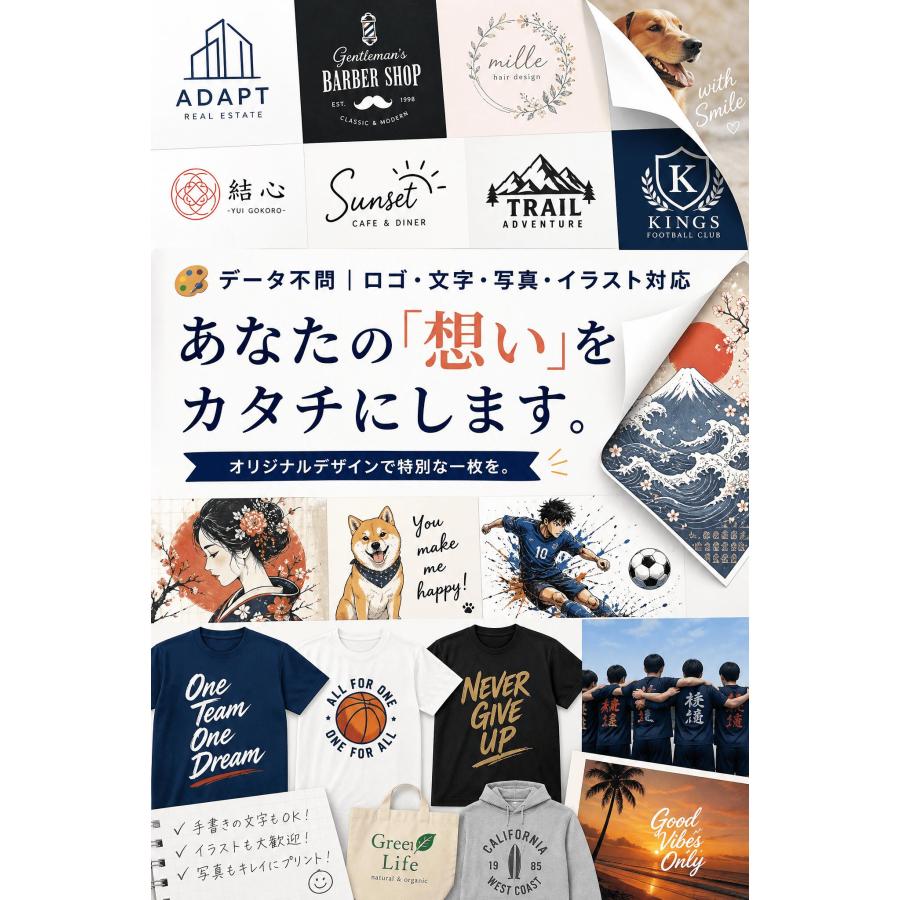 オリジナル Tシャツ 作成 写真プリント オリジナルプリント 自作 安い 文字 名入れ 格安 プレゼント キッツサイズ チーム プレゼント 爆買 | ブランド登録なし | 01