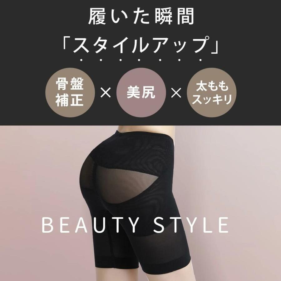 【特典開催！】 ガードル 補正下着 骨格ウェーブ対応 産後OK ヒップアップ ぽっこりお腹 太もも引き締め 強圧サポート スタイルアップ S〜XL ブラック/ベージュ | ブランド登録なし | 01