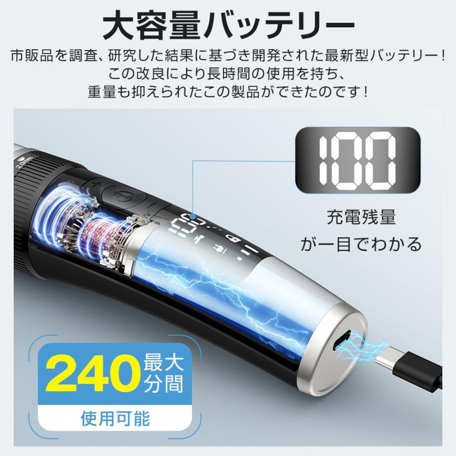 BELANDO バリカン 散髪 電動バリカン ヘアカッター 充電式 防水 静音