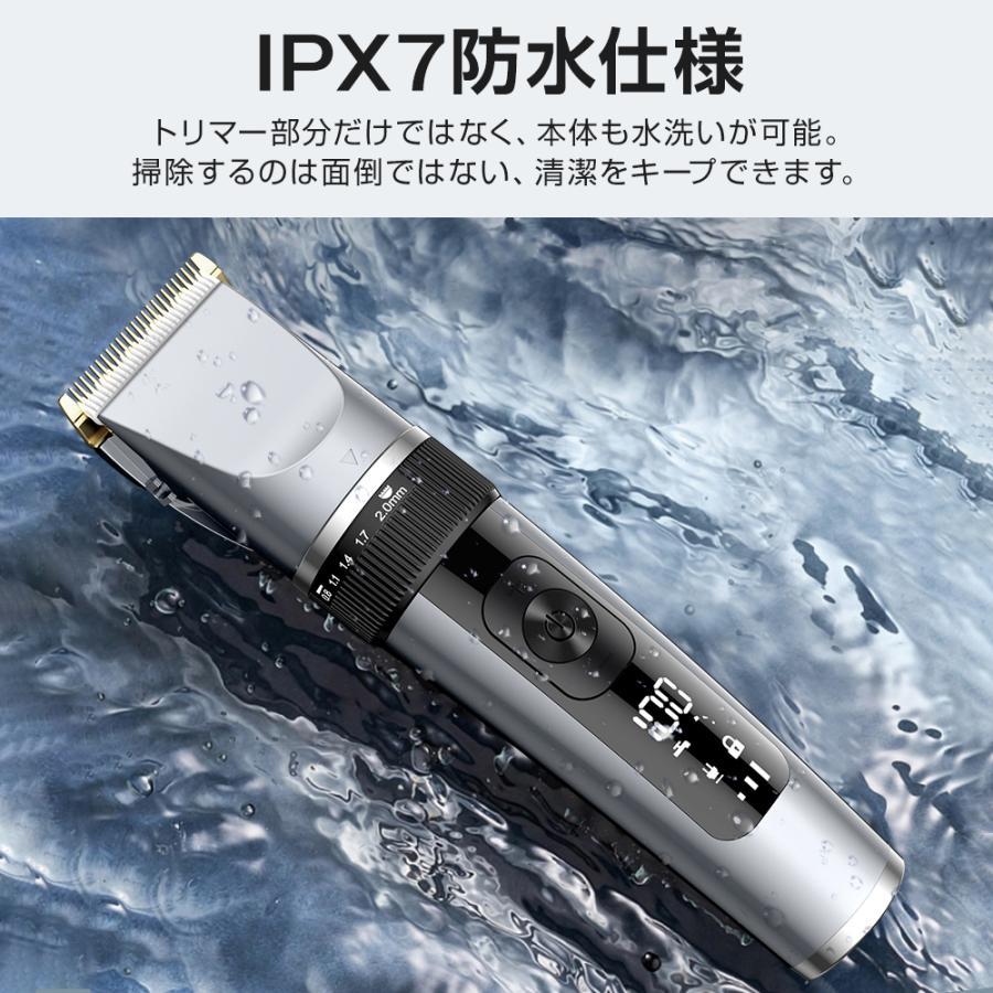 BELANDO バリカン 散髪 電動バリカン ヘアカッター 充電式 防水 静音