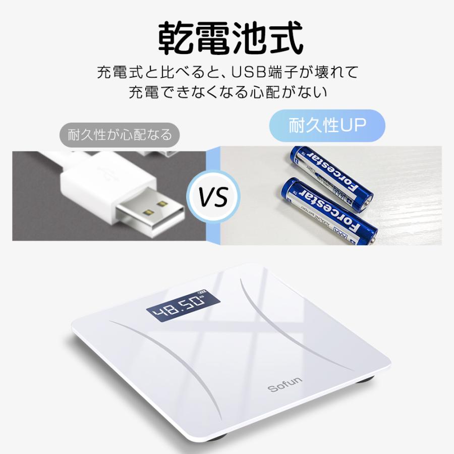 体重計 安い 超薄型 デジタル ヘルスメーター 小型 高精度 電源