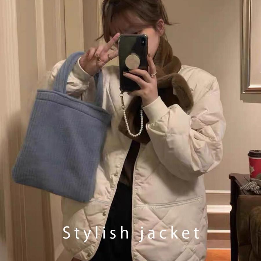 【特典開催！】 レディース 中綿ジャケット コート 軽量 キルティング ジャケット コートジャケット 長袖 防寒 ゆったり 体型カバー おしゃれ あったか アウター |  | 03