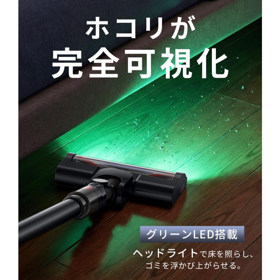 掃除機 コードレス コードレス掃除機 軽量 充電式 50000Pa吸引力