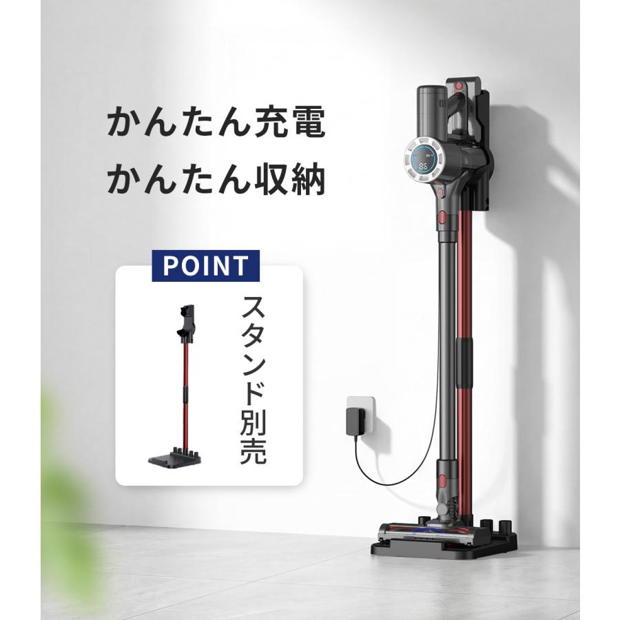 掃除機 コードレス コードレス掃除機 軽量 充電式 50000Pa吸引力