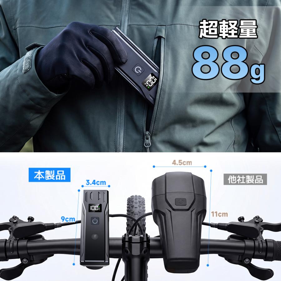 自転車ライト 自転車 ライト 充電式 明るい 高輝度 自動点灯 サイド