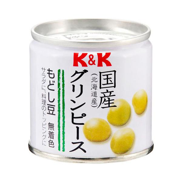 国分 K&K 国産 グリンピース 無着色 85g ×6 メーカー直送 | K＆K