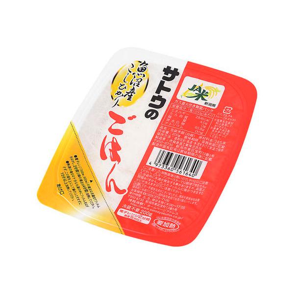サトウ食品 サトウ ごはん 魚沼産こしひかり 200g ×6 メーカー直送 | サトウのごはん