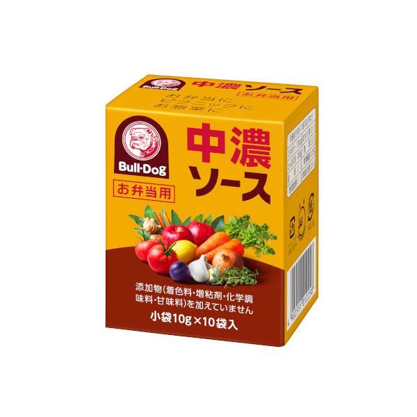 ブルドックソース ブルドック お弁当用 中濃ソース 10g×10 ×10 メーカー直送 | ブルドックソース