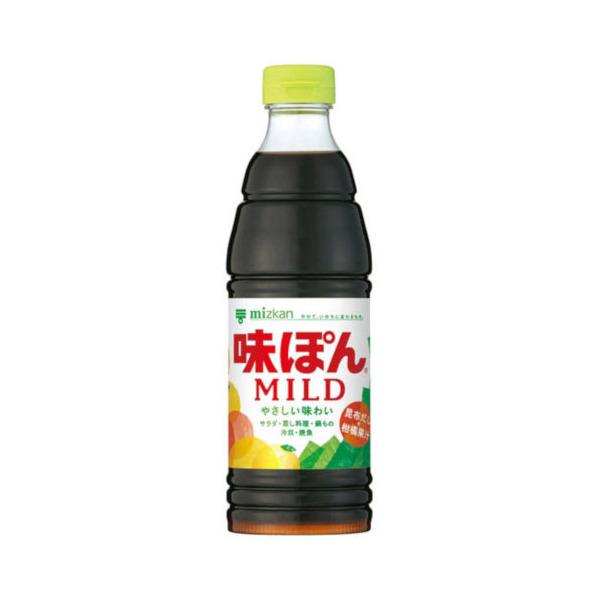 あじぽん ミツカン（mizkan） 味ぽん MILD 600ml ×12 メーカー直送 : MAXZEN