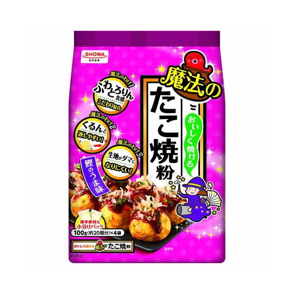 昭和産業 おいしく焼ける 魔法のたこ焼粉 400g x6 メーカー直送 | 昭和産業
