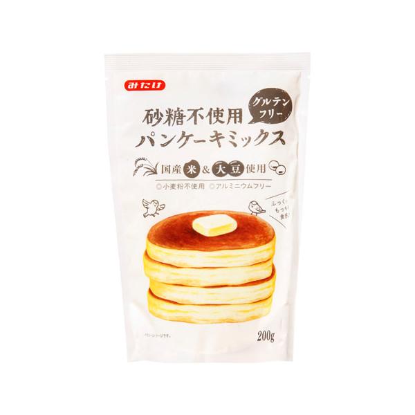 みたけ食品工業 みたけ食品 砂糖不使用パンケーキミックス 200g×12 メーカー直送 | みたけ