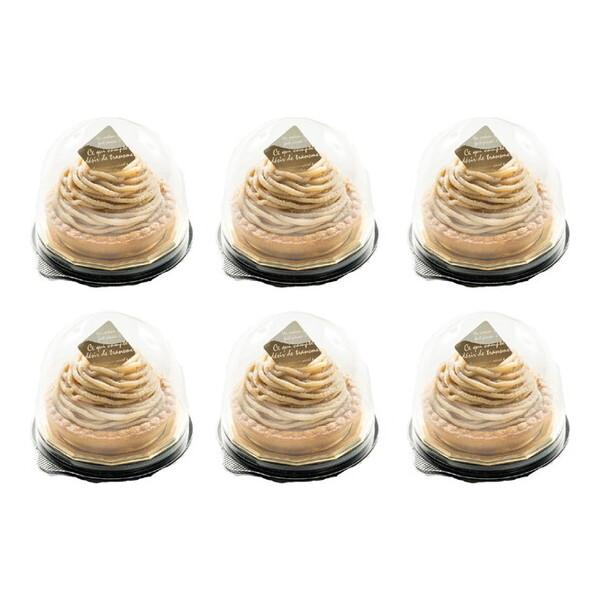 ぶらうん 冷凍 四万十栗のモンブランタルトケーキ 6個セット メーカー直送 | ブランド登録なし