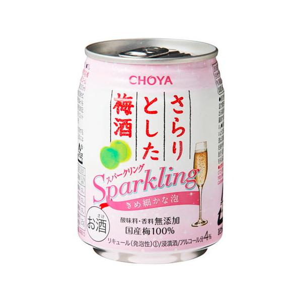 チョーヤ梅酒 チョーヤ さらりとした梅酒 スパークリン 缶 250ML x24 メーカー直送 | チョーヤ梅酒