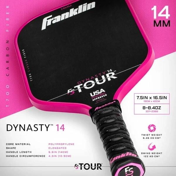 Franklin フランクリン ピックルボール パドル FS TOUR DYNASTY 14mm