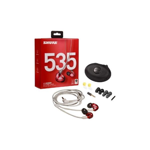SHURE（シュア） SHURE SE535LTD-A レッド カナル型イヤホン : MAXZEN