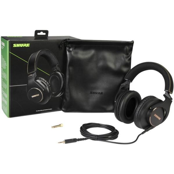 SHURE（シュア） ヘッドホン 有線 SRH840A-A ブラック 密閉型 着脱式