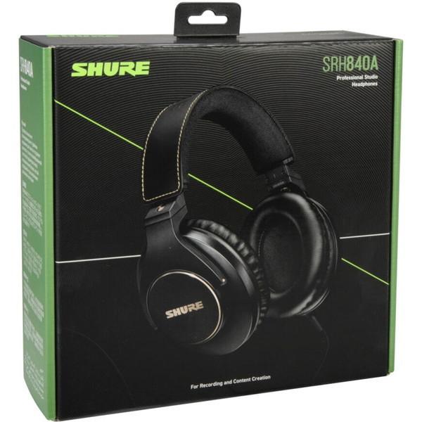 SHURE（シュア） ヘッドホン 有線 SRH840A-A ブラック 密閉型 着脱式
