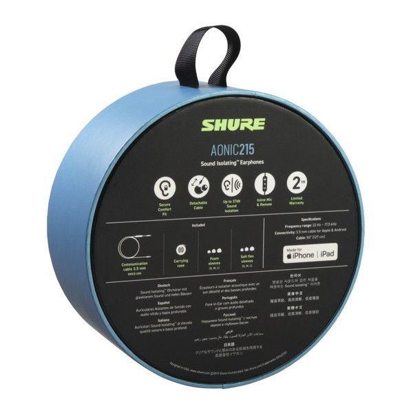 SHURE（シュア） SHURE SE215DYCL+UNI-A クリア AONIC 215 カナル型