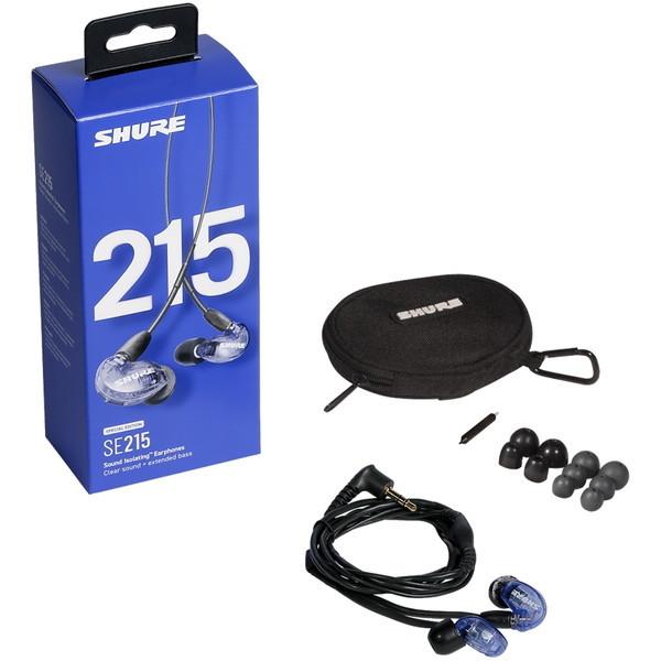 SHURE（シュア） イヤホン 有線 SE215SPE-PL-A パープル カナル型 高