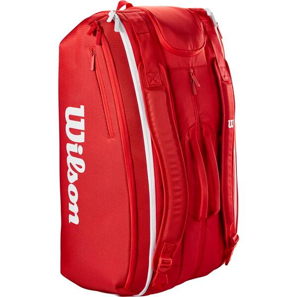 ウィルソン WR8036601001 SUPER TOUR WILSON RED 15PK 2025 Red テニスラケットバッグ_2