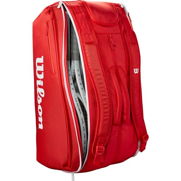 ウィルソン WR8036601001 SUPER TOUR WILSON RED 15PK 2025 Red テニスラケットバッグ_3
