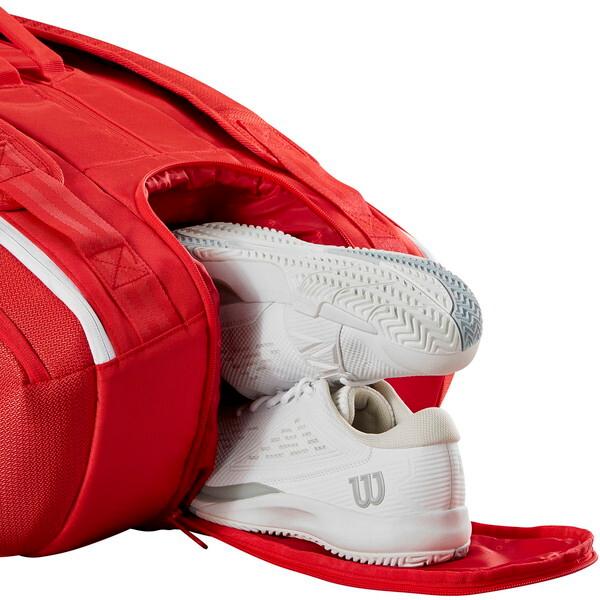 ウィルソン WR8036601001 SUPER TOUR WILSON RED 15PK 2025 Red テニスラケットバッグ_8