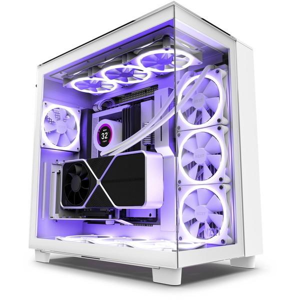 NZXT NZXT CM-H91EW-01 ホワイト H9 Elite 強化ガラスモデル 2層構造 