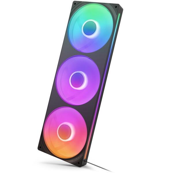 NZXT RF-U36HF-B1 ブラック F360 RGB Core Black ケースファン | NZXT | 01