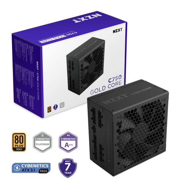 NZXT NZXT PA-7G3BB-JP ブラック C750 Gold Core ATX3.1 電源ユニット