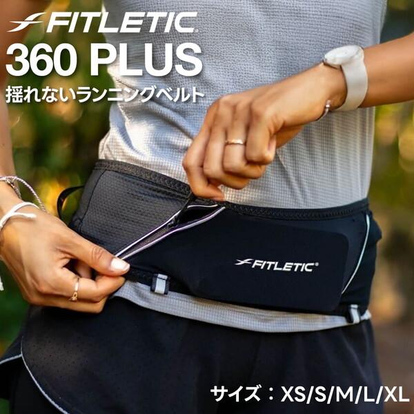 フィットレティック 360 PLUS BLK XL ランニング ポーチ ウエストポーチ 腹巻きタイプ ペットボトル 500ml 軽量 マラソン ジョギング アウトドア | FITLETIC | 06