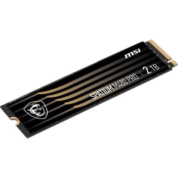 MSI MSI SPATIUM M480 Pro PCIe 4.0 NVMe M.2 2TB 内蔵SSD M.2 2280