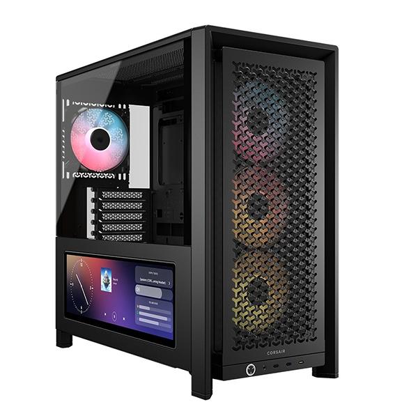 Corsair CC-9011326-WW ブラック FRAME 4000D LCD RS ARGB Premium Mid-Tower ミドルタワー PCケース メーカー直送 | CORSAIR