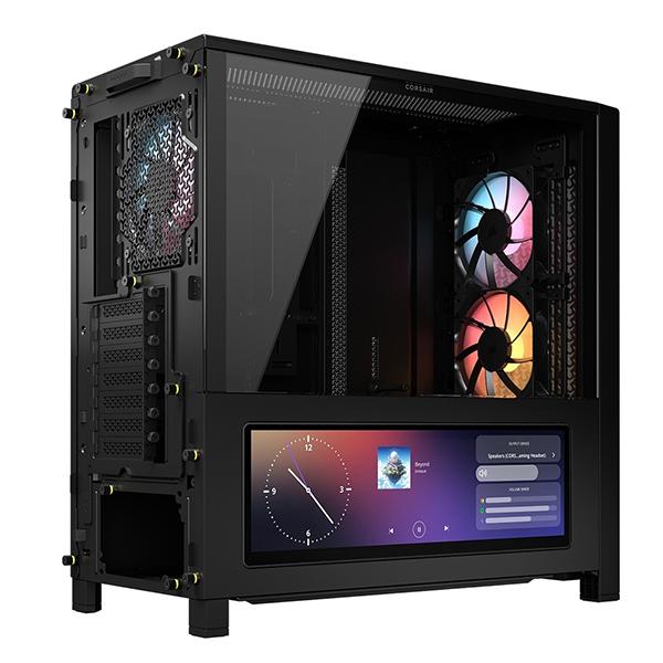Corsair CC-9011326-WW ブラック FRAME 4000D LCD RS ARGB Premium Mid-Tower ミドルタワー PCケース メーカー直送 | CORSAIR | 13