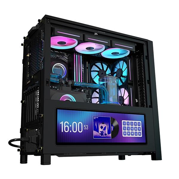 Corsair CC-9011326-WW ブラック FRAME 4000D LCD RS ARGB Premium Mid-Tower ミドルタワー PCケース メーカー直送 | CORSAIR | 14