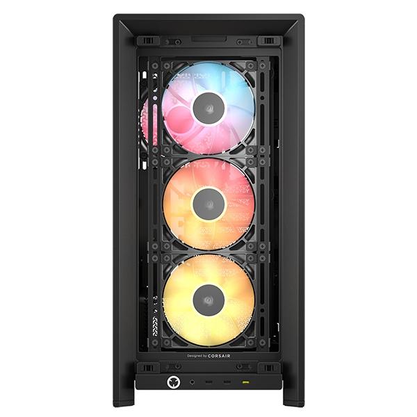 Corsair CC-9011326-WW ブラック FRAME 4000D LCD RS ARGB Premium Mid-Tower ミドルタワー PCケース メーカー直送 | CORSAIR | 01