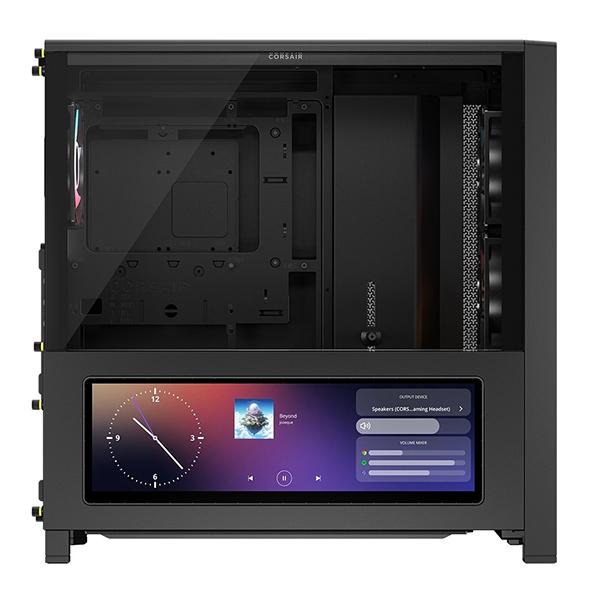Corsair CC-9011326-WW ブラック FRAME 4000D LCD RS ARGB Premium Mid-Tower ミドルタワー PCケース メーカー直送 | CORSAIR | 02