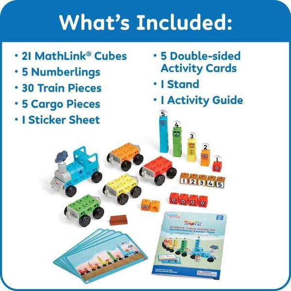 Learning Resources 96094 MathLink Cubes Activity Set Numberblocks