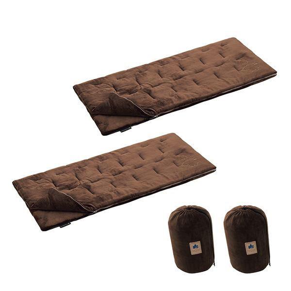 【2個セット】ロゴス 寝袋 シュラフ LOGOS 丸洗いやわらか あったかシュラフ・0 No.72683061 夏用 洗濯 化繊 封筒型 連結 車中泊 防災 災害対策 避難_1