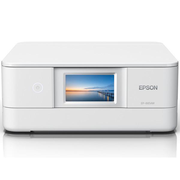 EPSON EP-885AW A4カラーインクジェット複合機/Colorio/6色/無線LAN/Wi-Fi Direct/両面/4.3型ワイドタッチパネル/ホワイト + インクセット｜maxzen｜02