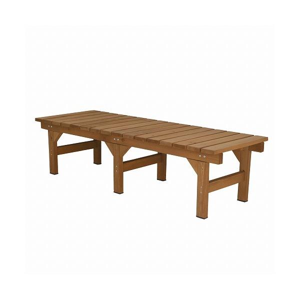 住まいスタイル DE-15555LBR ユニット縁台ベンチ hiyori(ひより) 幅155×奥行55cm 単品 ライトブラウン メーカー直送_1