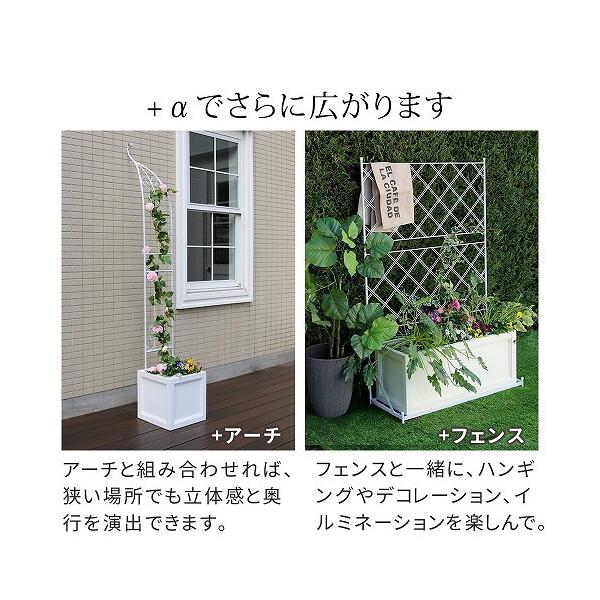 住まいスタイル TEX-500C-BLK マグネシアプランター TEXTURE(テクスチャー) 角型 幅50cm ブラック メーカー直送_10