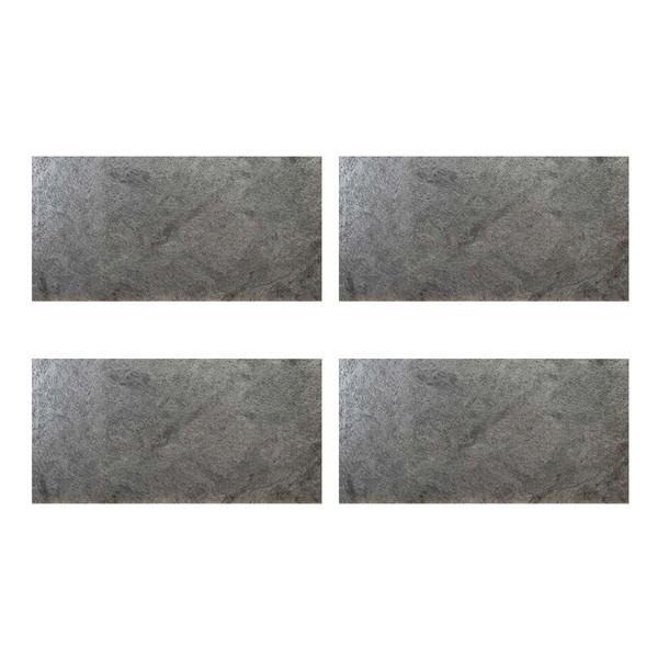 住まいスタイル STN0612-4P-SLV 「DIY Stone」 DIYで貼れる天然石タイル 122×61cm (2.97m2) 4枚セット メーカー直送_1