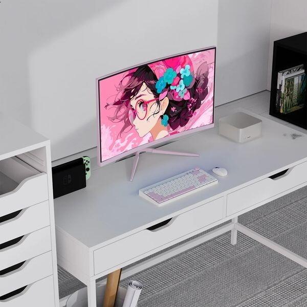 Pixio Pixio PXC248WAVEW-O ホワイト 23.8型 ゲーミングモニター 湾曲