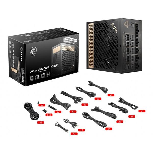 MSI MEG Ai1300P PCIE5 電源ユニット【公式通販】