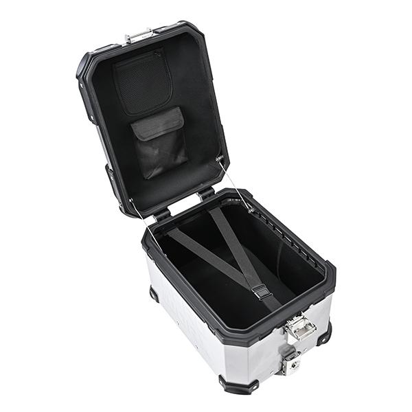 ケースボックス RIDEZ RIDEZ HXNE40 SV HARD WORX パニアトップケース SILVER 40L