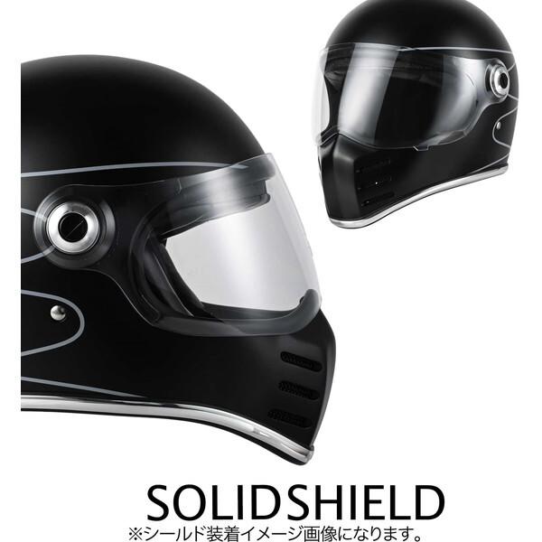 RIDEZ RIDEZ SOLID SHIELD FOR XX&X SILVER MIRROR シルバーミラー