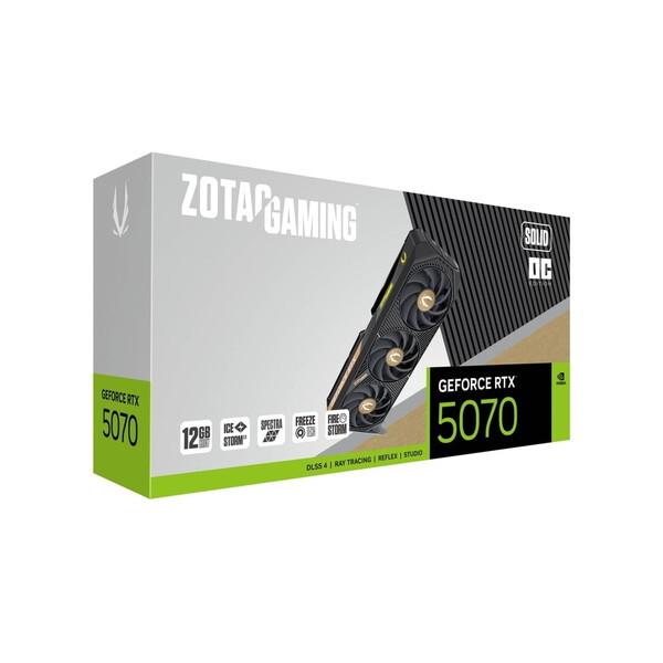 ZOTAC RTX5070SOLIDOC12G/ZT-B50700J-10P GAMING GeForce RTX ZOTAC RTX5070SOLIDOC12G/ZT-B50700J-10P GAMING GeForce RTX